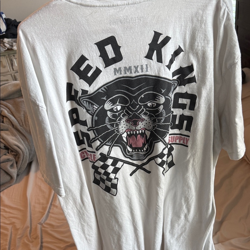 White Graphic Tee